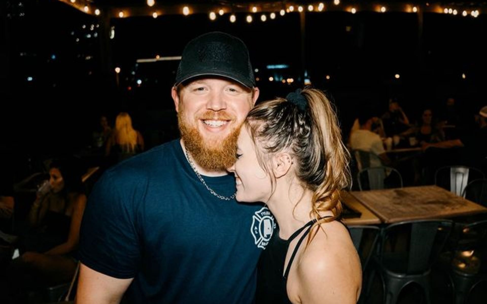 Tyler Braden and his wife Marisa Taylor (Image via tylerbradenmusic/Instagram)