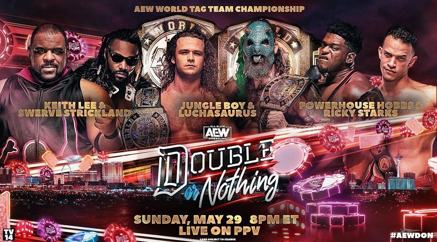 The AEW World Tag Team Championship could likely change hands tonight.