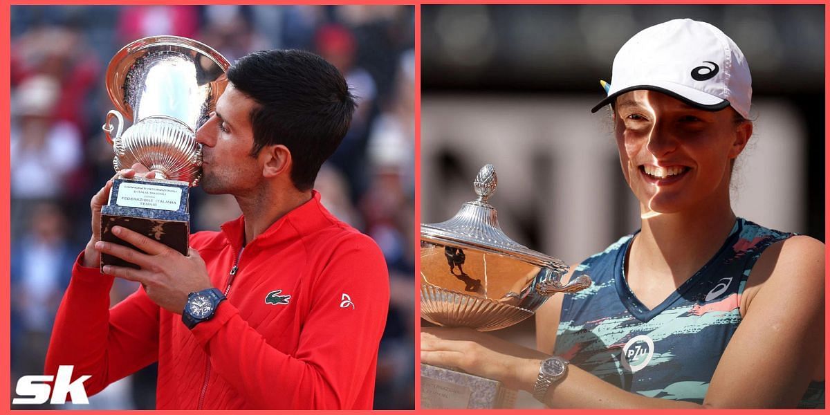 Novak Djokovic and Iga Swiatek were triumphant at the Italian Open
