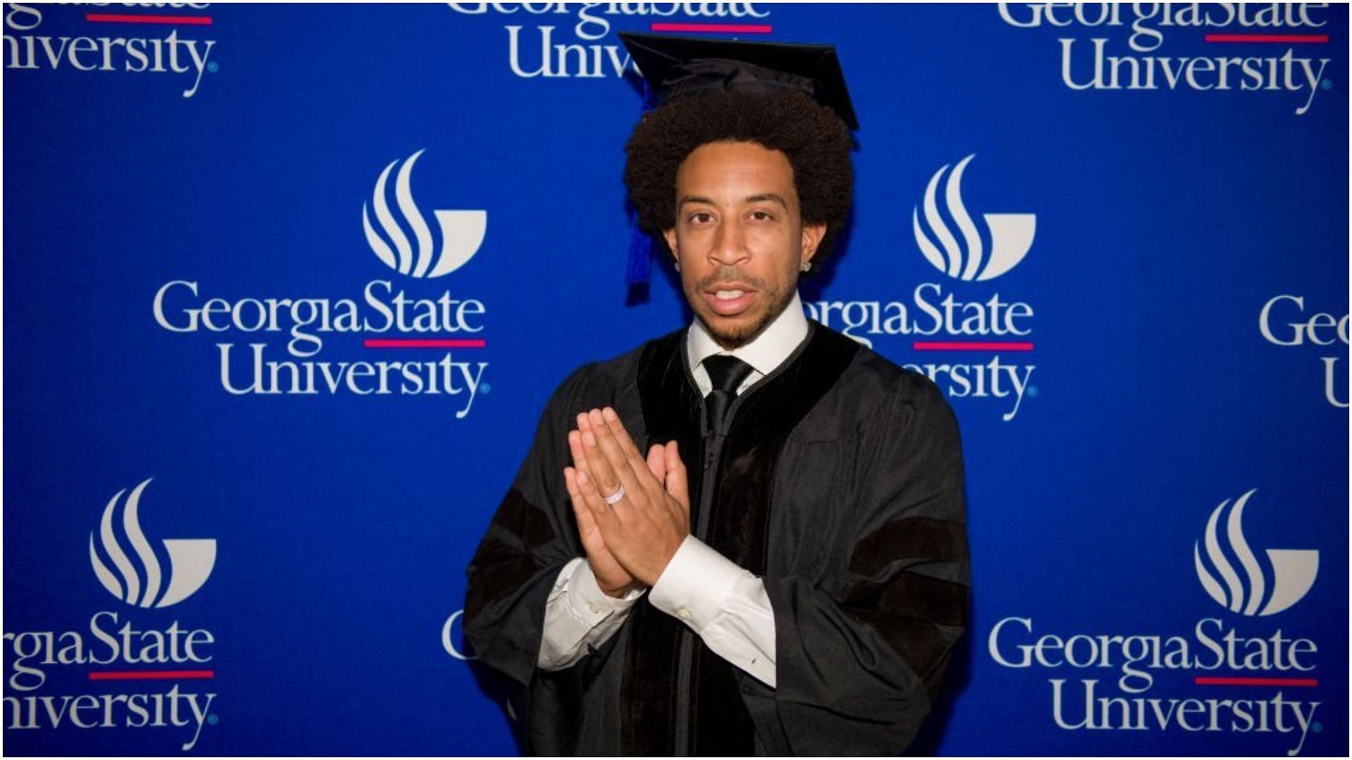 Ludacris received his honorary degree from the Georgia State University (Image via Derek White/Getty Images)