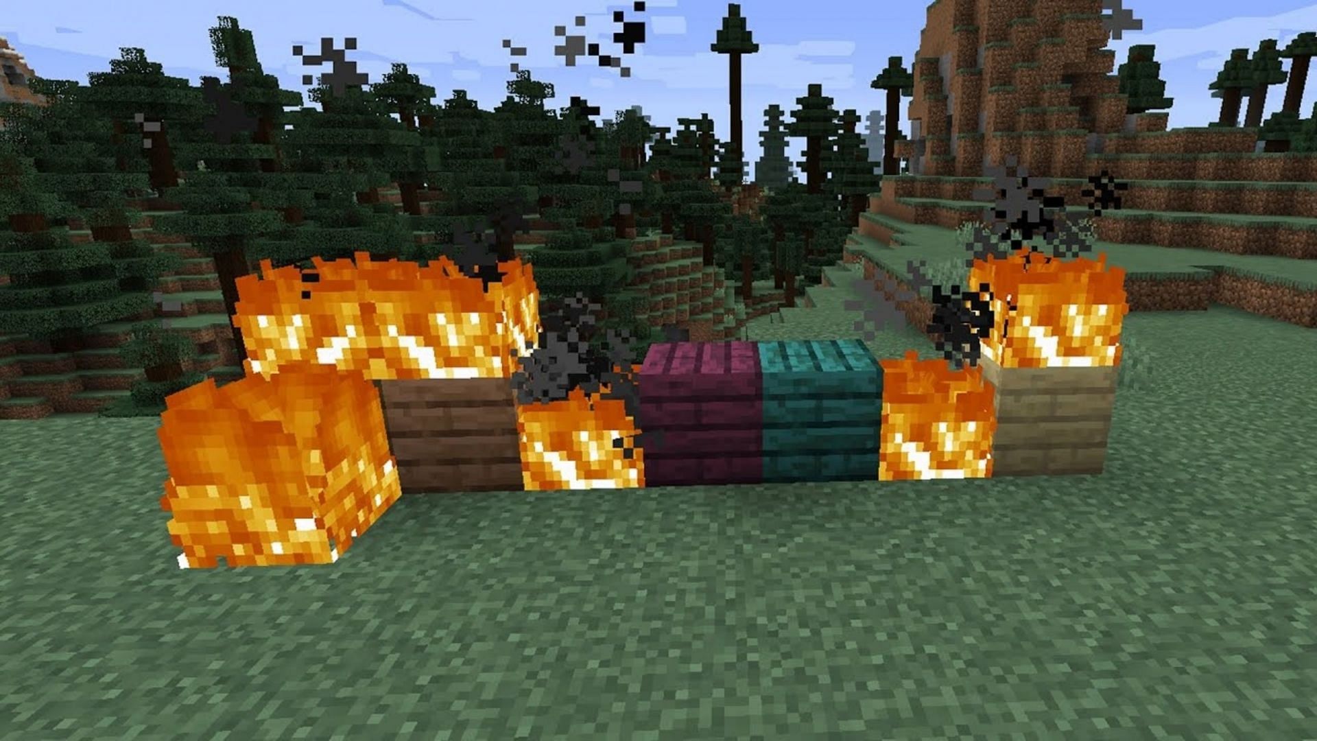 Using planks can prevent fire and explosions from causing problems (Image via Sheipidi/YouTube)
