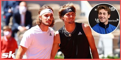 Casper Ruud shares a funny incident involving himself, Alexander Zverev, and Stefanos Tsitsipas