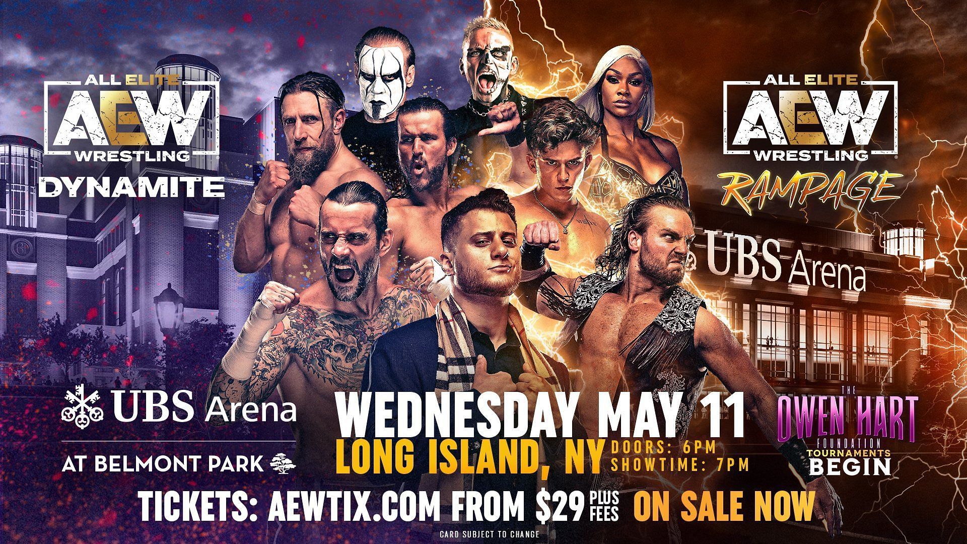 AEW Dynamite will be live on Long Island, NY next week