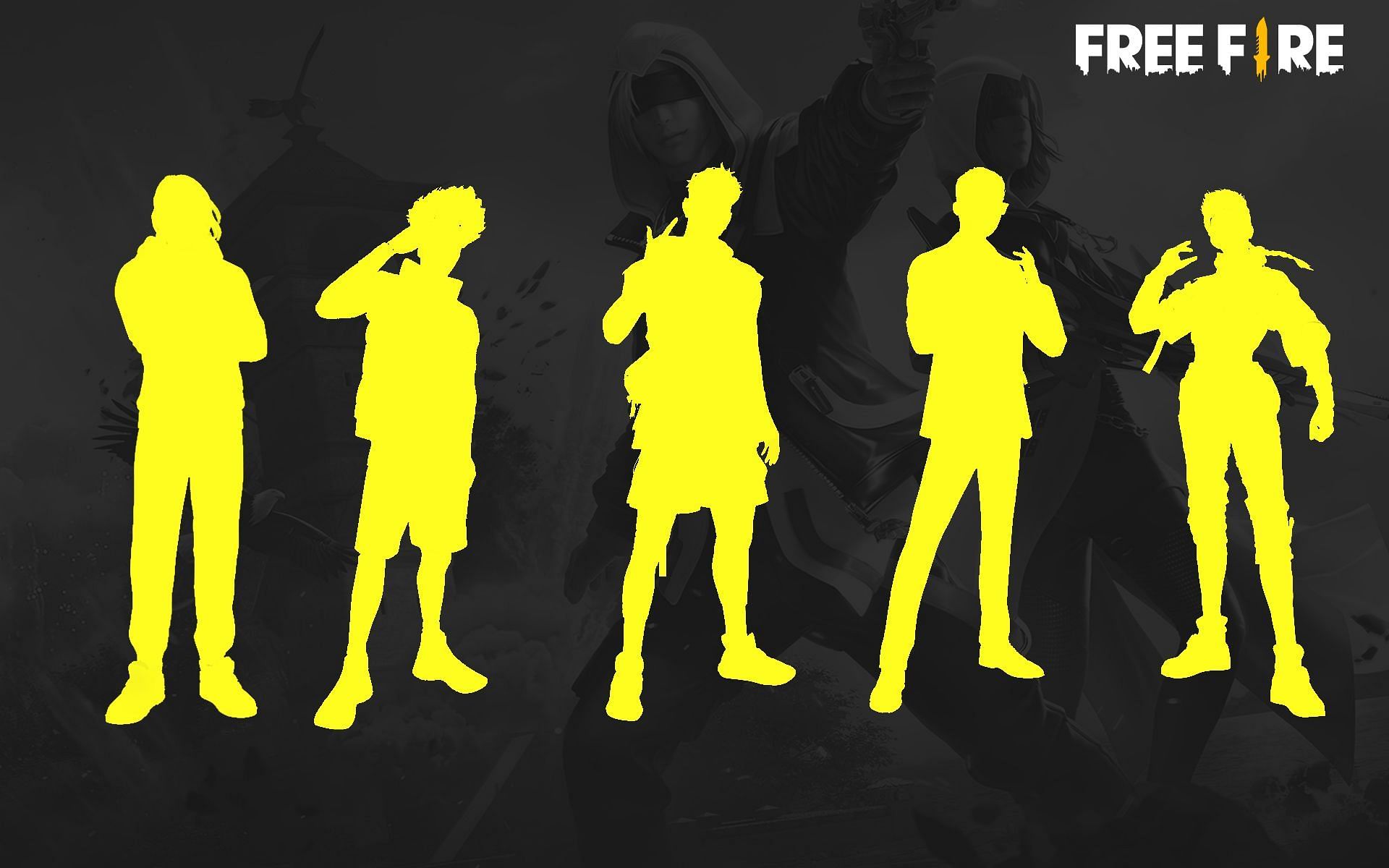 Free Fire characters for squad mode (Image via Sportskeeda)