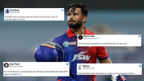 Rishabh Pant didn't quite look fluent enough in his knock of 39(33). (P.C.:iplt20.com)