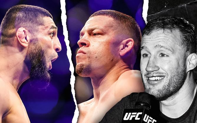 Nate Diaz has 1% chance of winning against Khamzat Chimaev, says Justin Gaethje