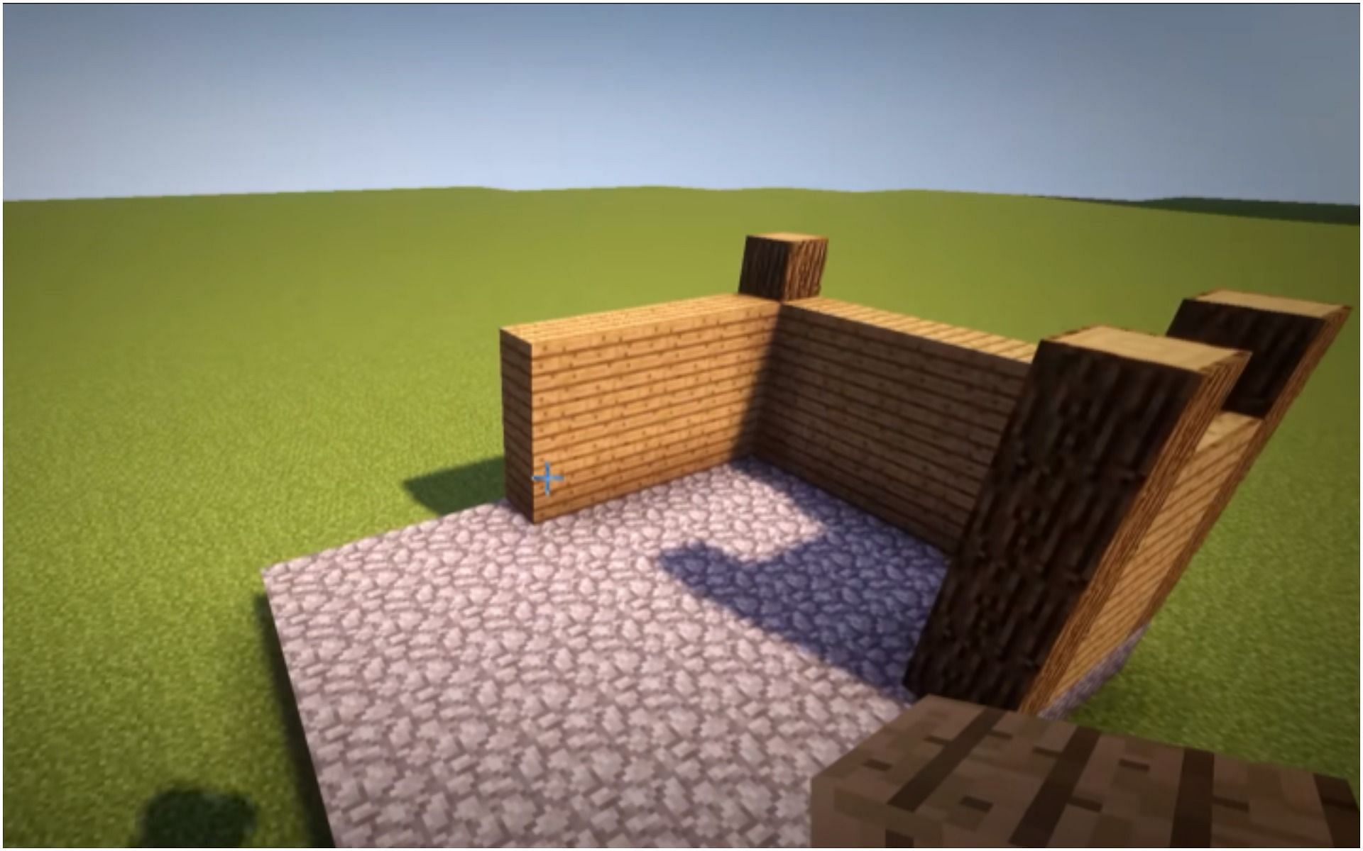 The back walls (Image via Minecraft)