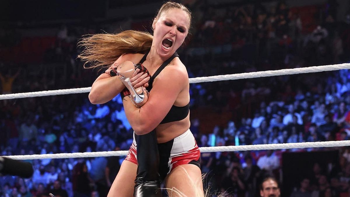 What active male wrestler on the WWE roster would be the toughest fight for Ronda Rousey?