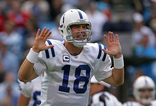 Indianapolis Colts quarterback Peyton Manning