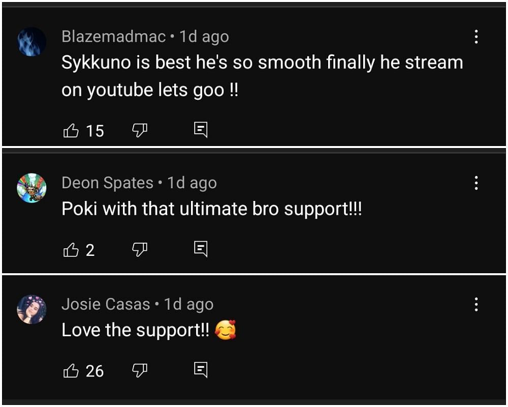 Poki&#039;s fans were also glad to celebrate Sykkuno&#039;s move (Image via Pokimane Too/YouTube)