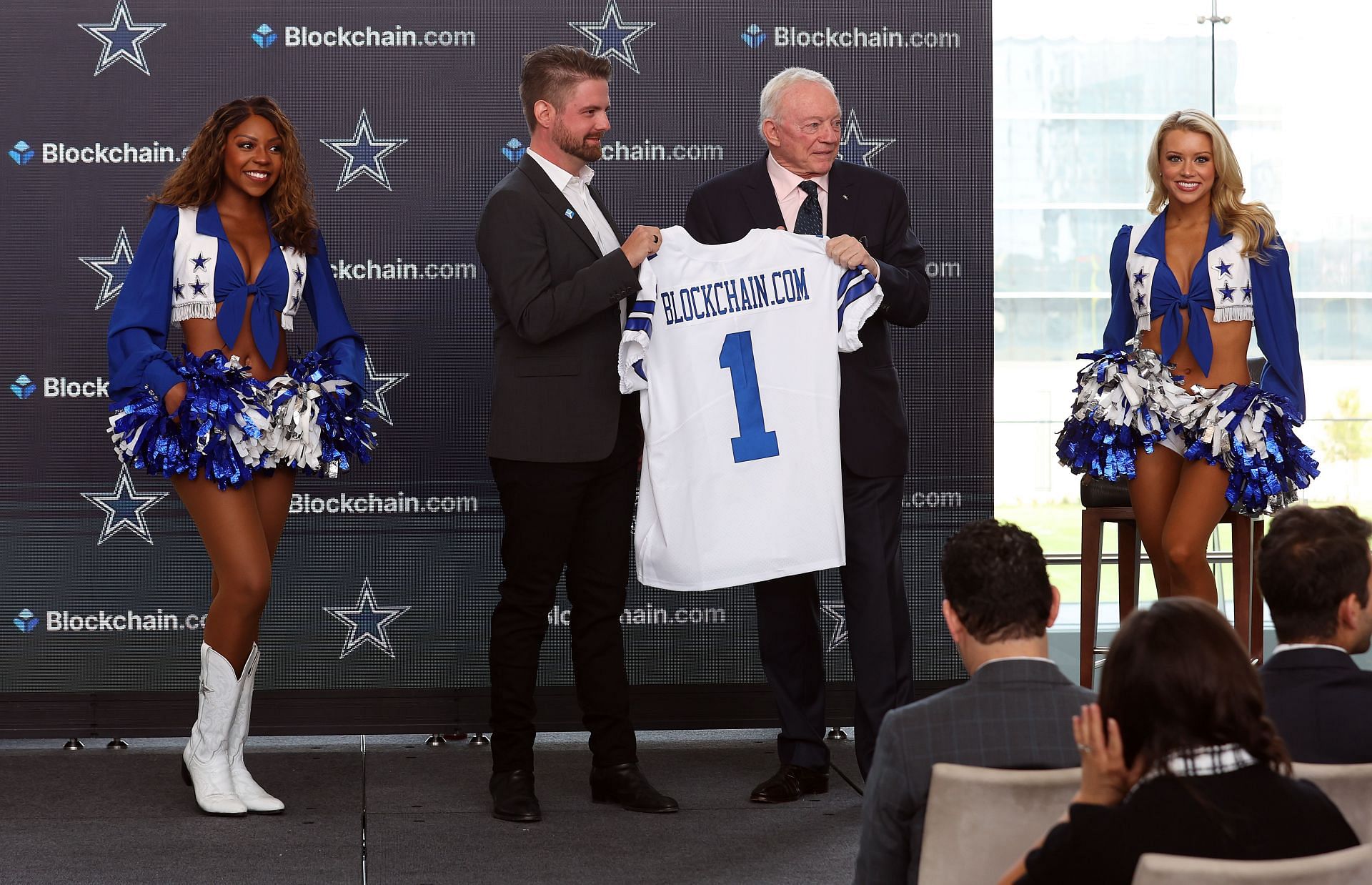 The Dallas Cowboys And Blockchain.com Partnership Press Conference