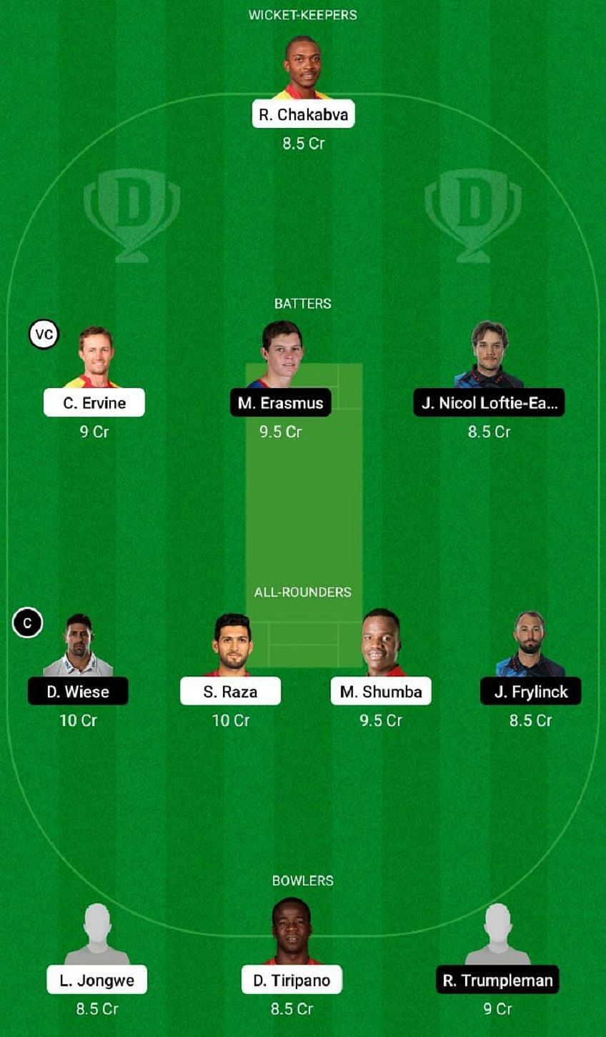 ZIM vs NAM Dream11 Fantasy Tip #2