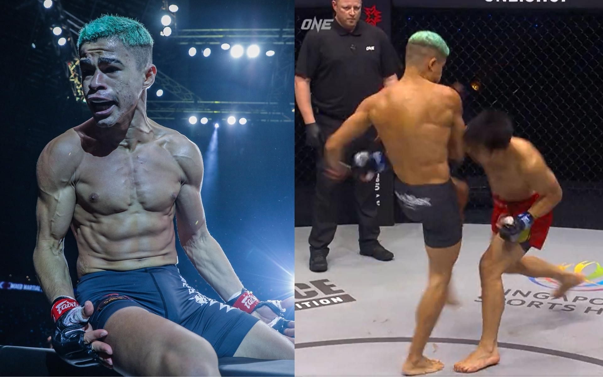 ONE Championship&#039;s Fabricio Andrade has a penchant for putting his opponents away quickly. (Images courtesy of ONE Championship)