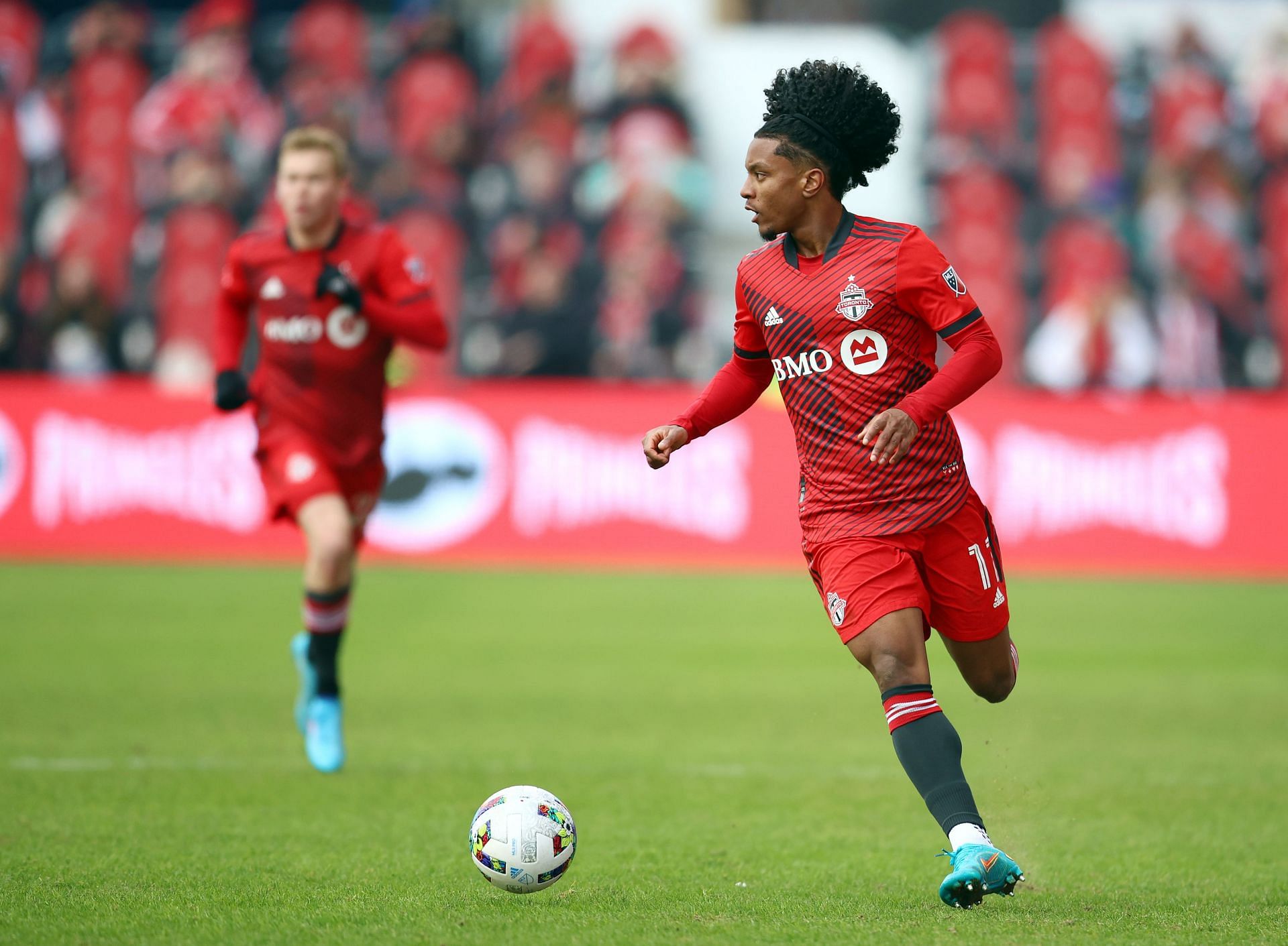 Toronto FC will clash with DC United in the MLS on Saturday.