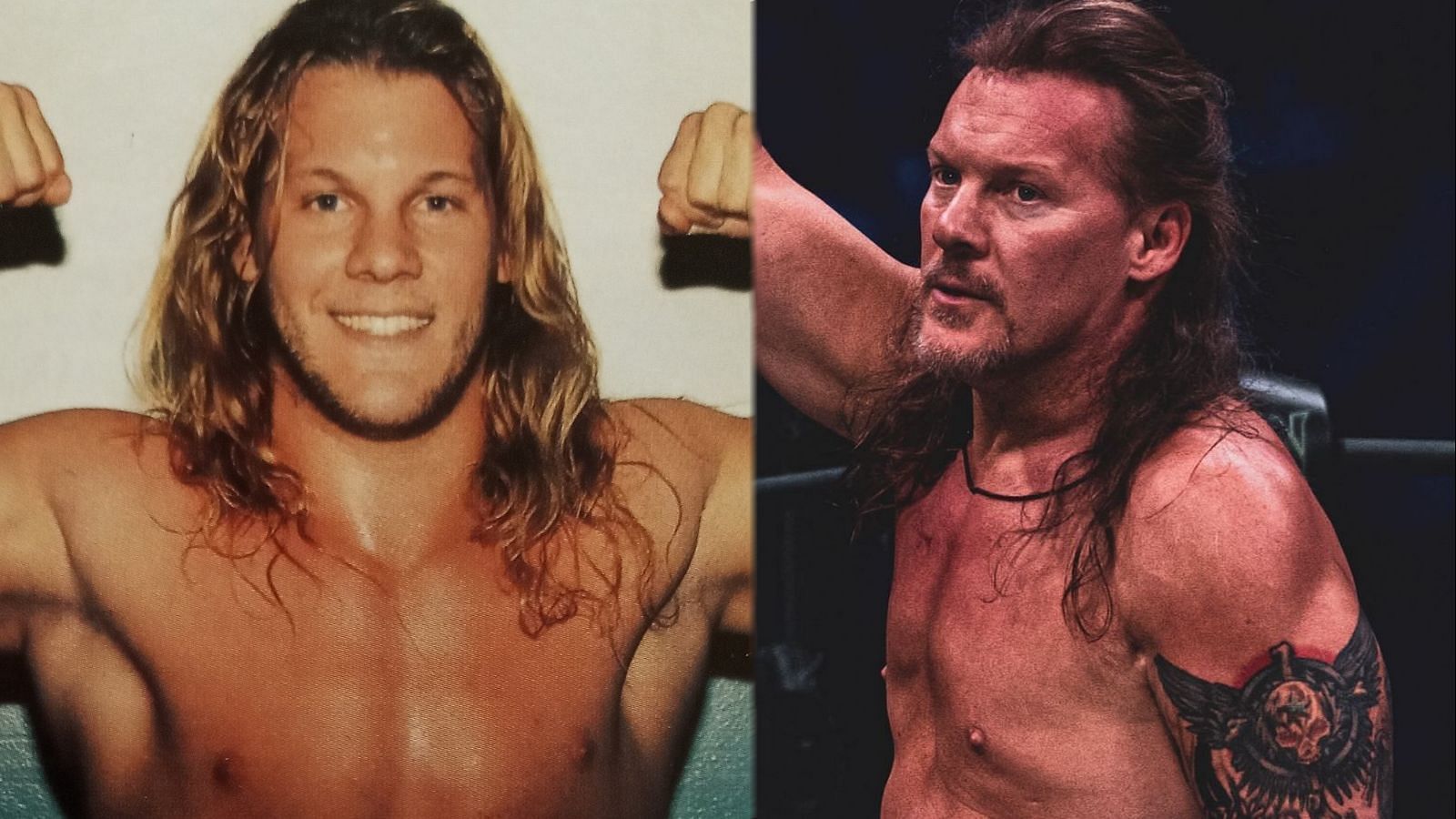 Jericho before breaking into wrestling, vs. how he looks like today.