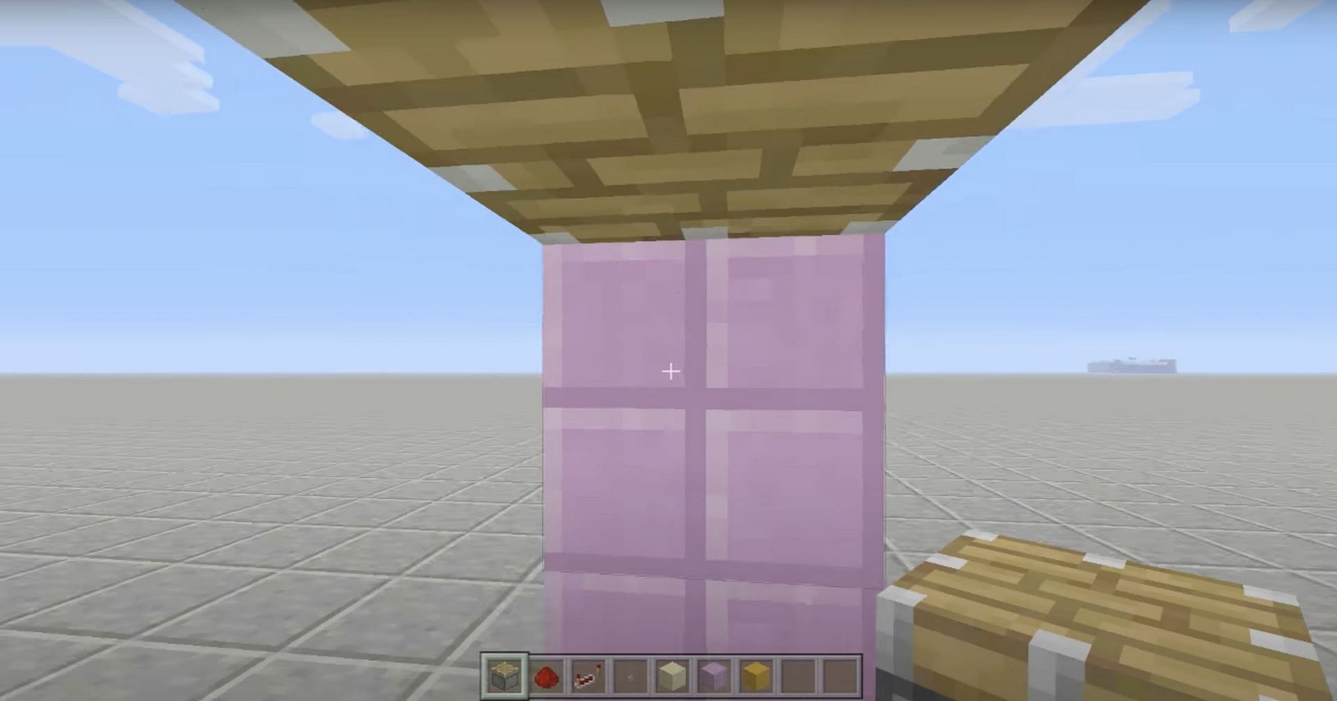 Players should place pistons facing downwards every 3 blocks (Image via Fed X Gaming/YouTube)