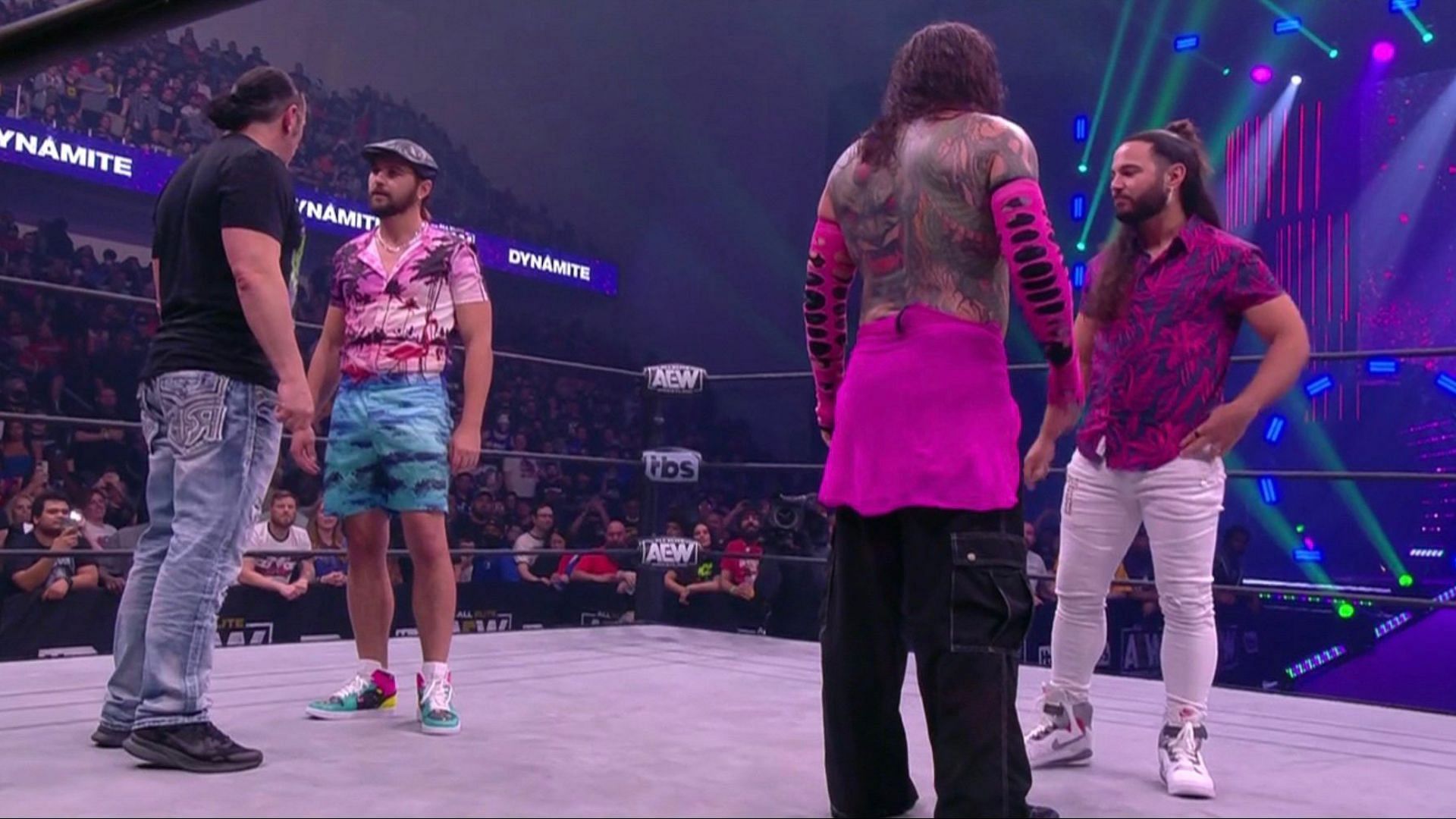 The Hardys and the Young Bucks continue to tease their clash