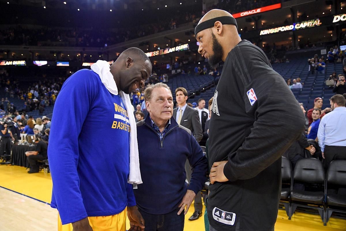 Draymond Green and Adreian Payne. (Photo: Yahoo! Sports)