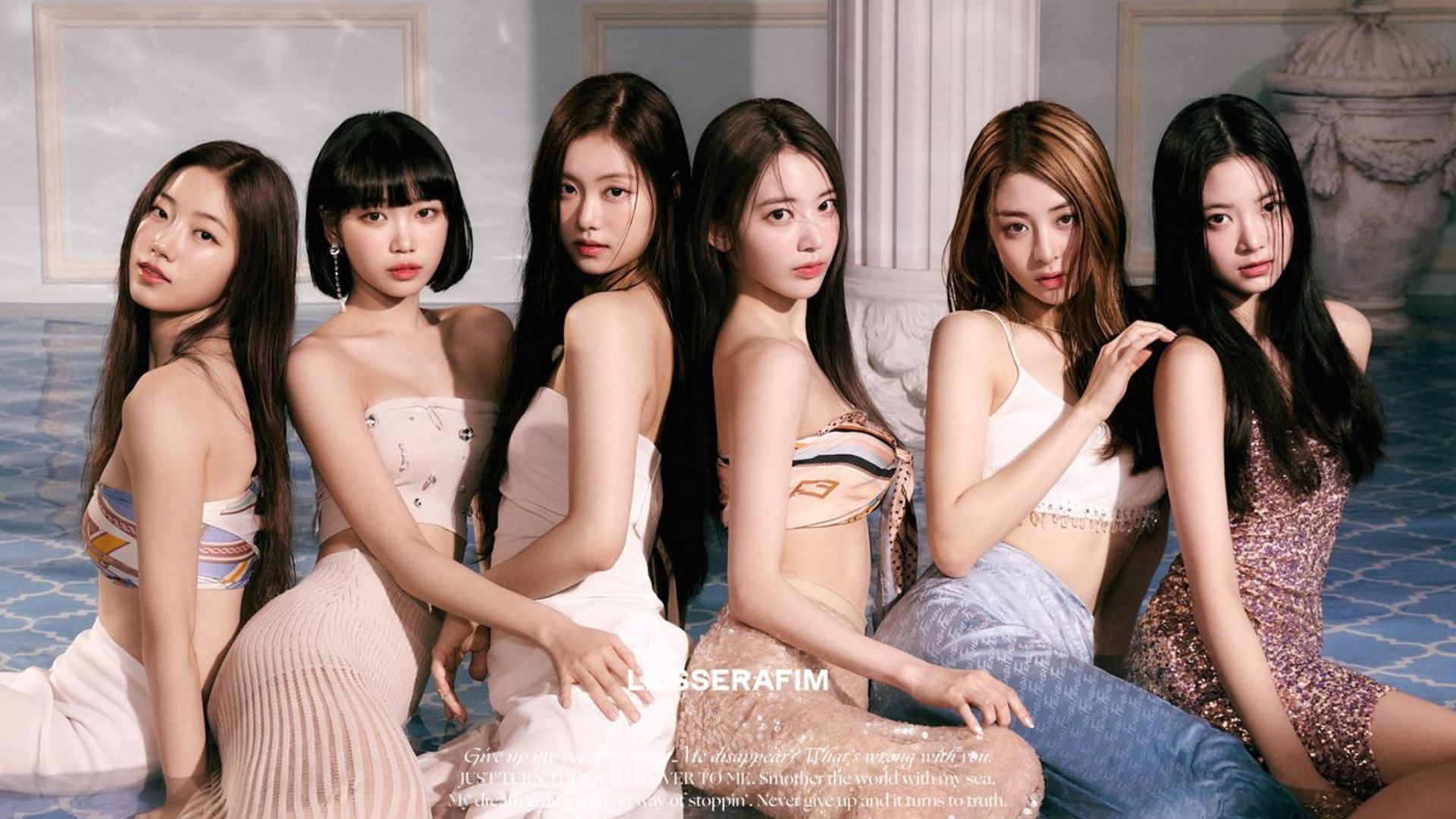 New K-pop girl group, LE SSERAFIM (Image via @le_sserafim/Twitter)