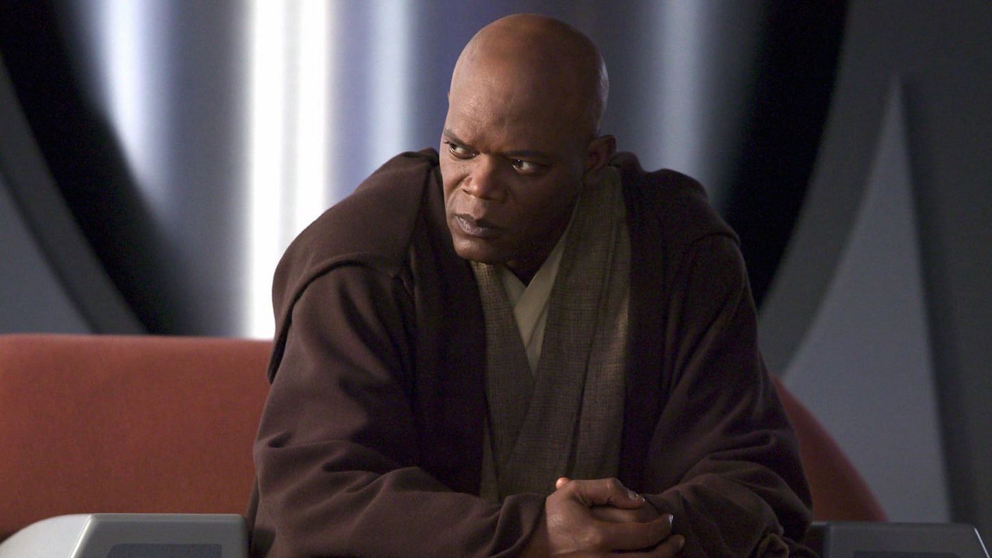 Windu in the Star Wars Prequels (Image via Lucasfilm)