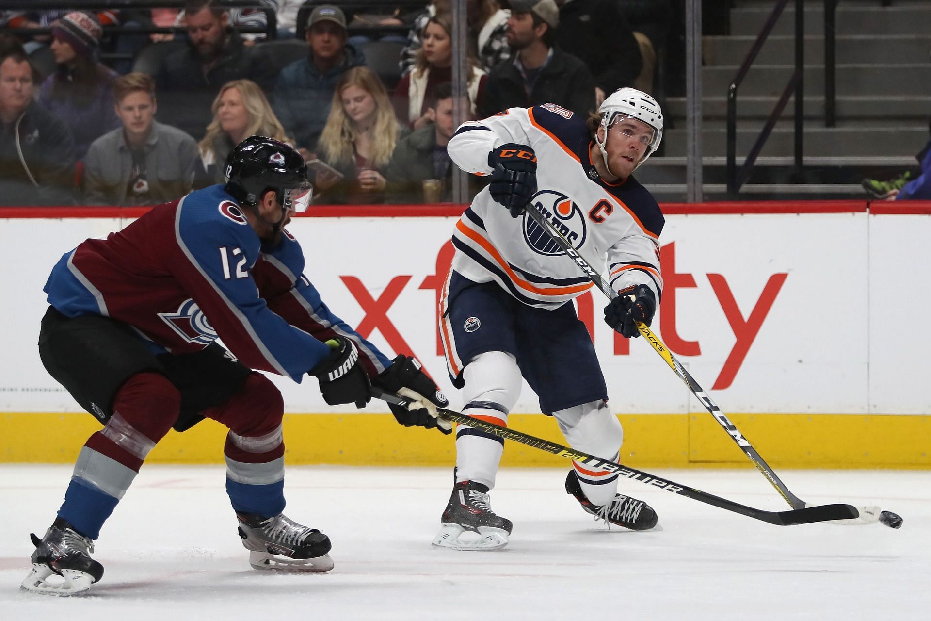 The Colorado Avalanche was 2-1 against the Edmonton Oilers in the regular season.