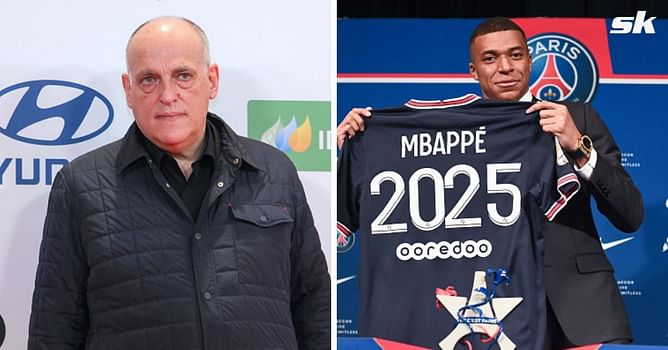 "Unacceptable and manifestly false" - Ligue 1 chief pens letter to hit back at LaLiga president Javier Tebas' comments on Kylian Mbappe's PSG stay