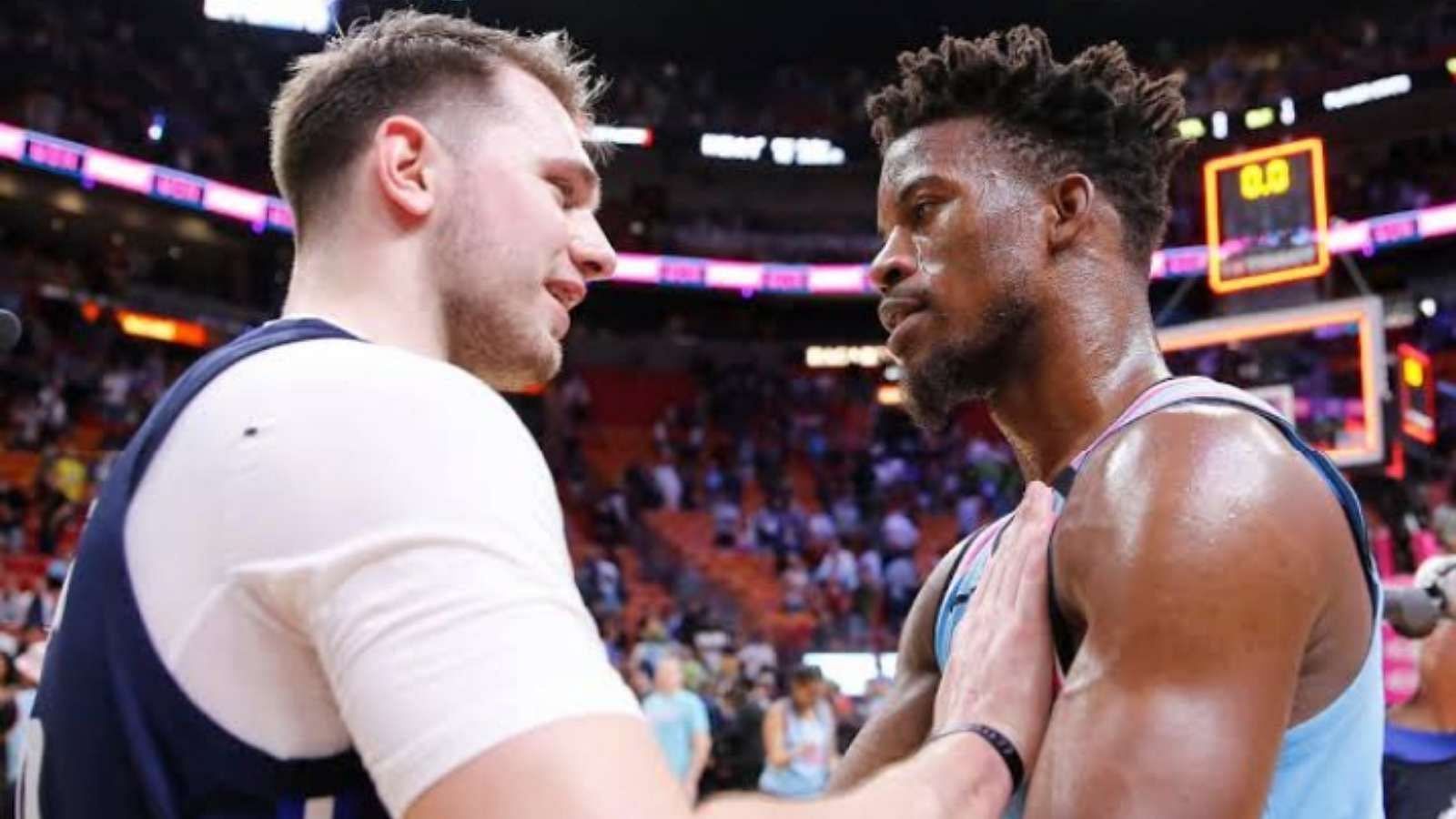 Luka Doncic and Jimmy Butler (Photo: FirstSportz)