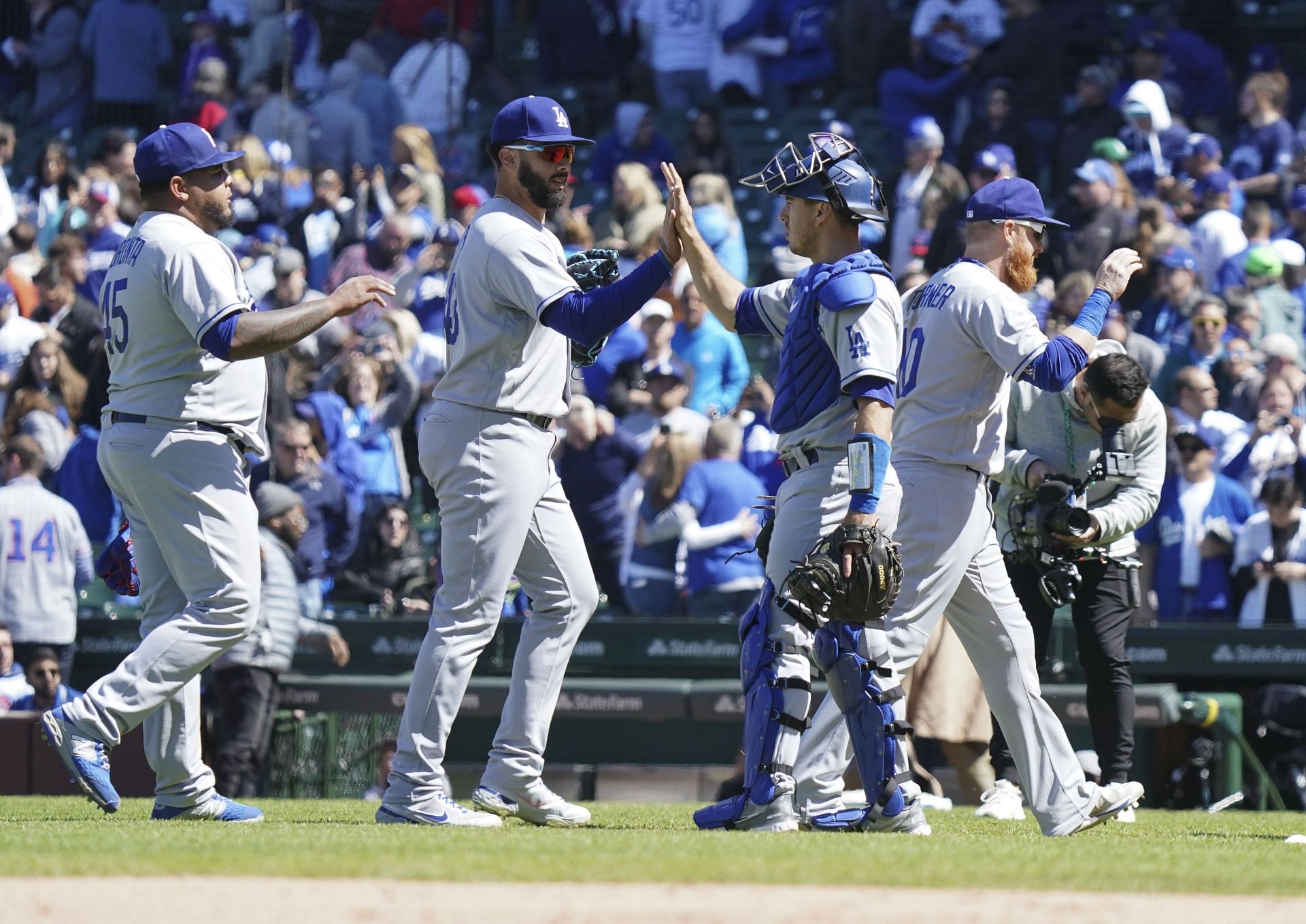 Los Angeles Dodgers v Chicago Cubs - Game One