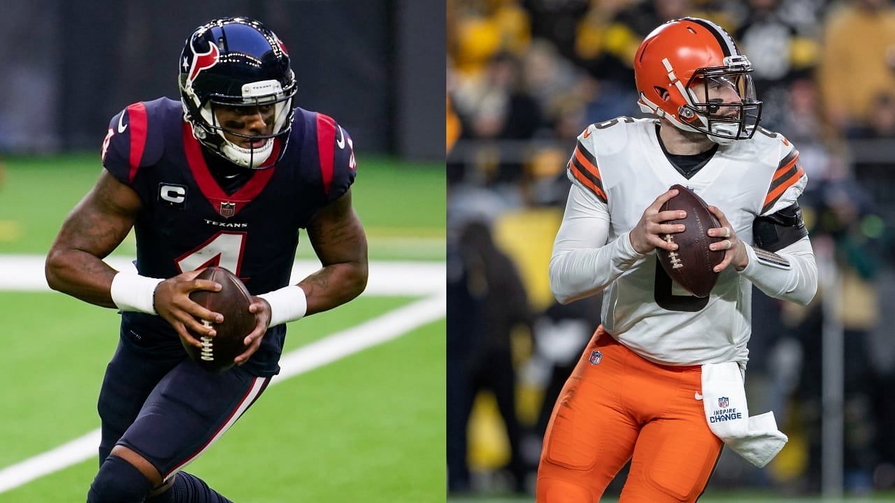 The Browns are joining Deshaun Watson in the Bahamas but Baker Mayfield won&#039;t be Mandatory Credit: NFL.com