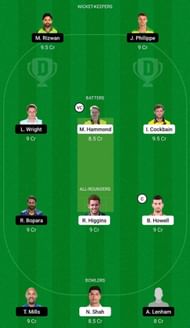 GLO vs SUS Dream11 Fantasy Suggestion #2