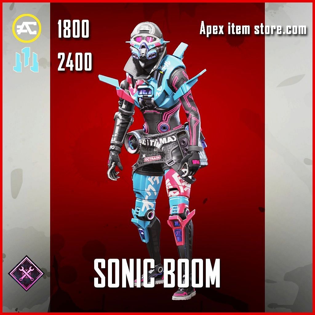 Sonic Boom really takes Octane and helps him soar to new heights in Apex Legends (Image via apexitemstore.com)