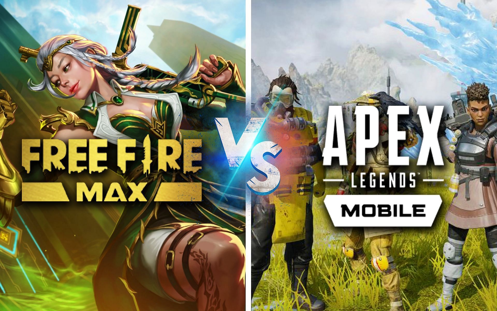 Free Fire MAX vs Apex Legends (Image via Sportskeeda)