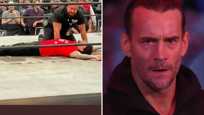 Watch: WWE legend's son taps out CM Punk after AEW Dynamite went off-air