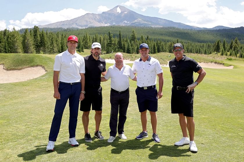 Tom Brady, Phil Mickelson vs. Aaron Rodgers, Bryson DeChambeau