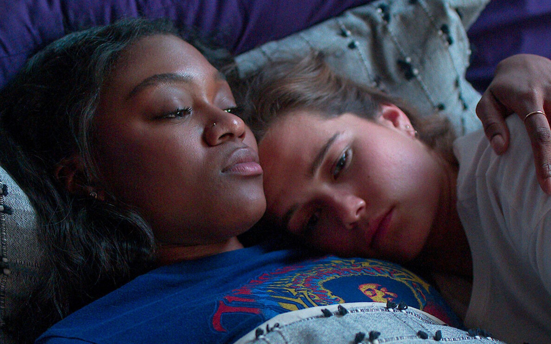 Sarah Catherine Hook and Imani Lewis in First Kill (Image via Netflix)