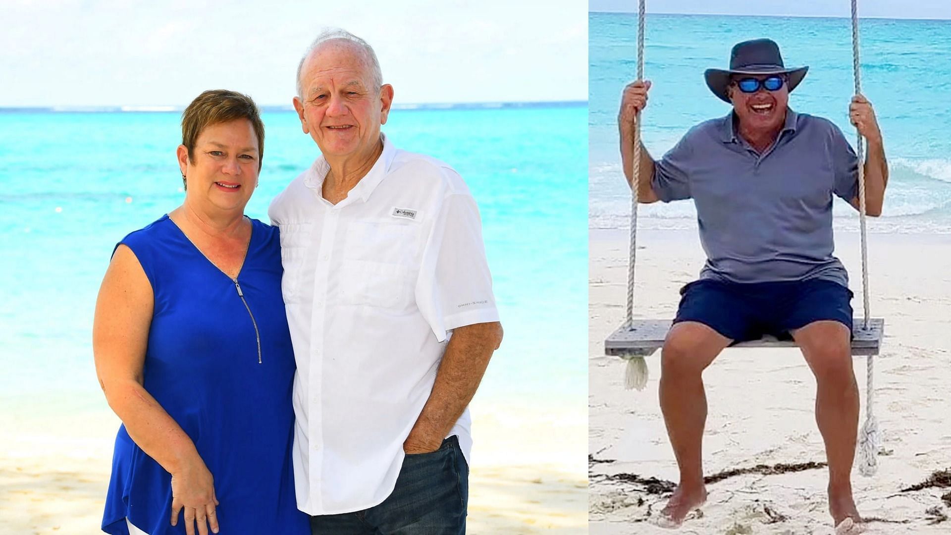 Carbon monoxide poisoning was ruled the cause of death of three Americans at the Bahamas Sandals resort (Images via Robbie Phillips/Facebook and Austin Chiarella)