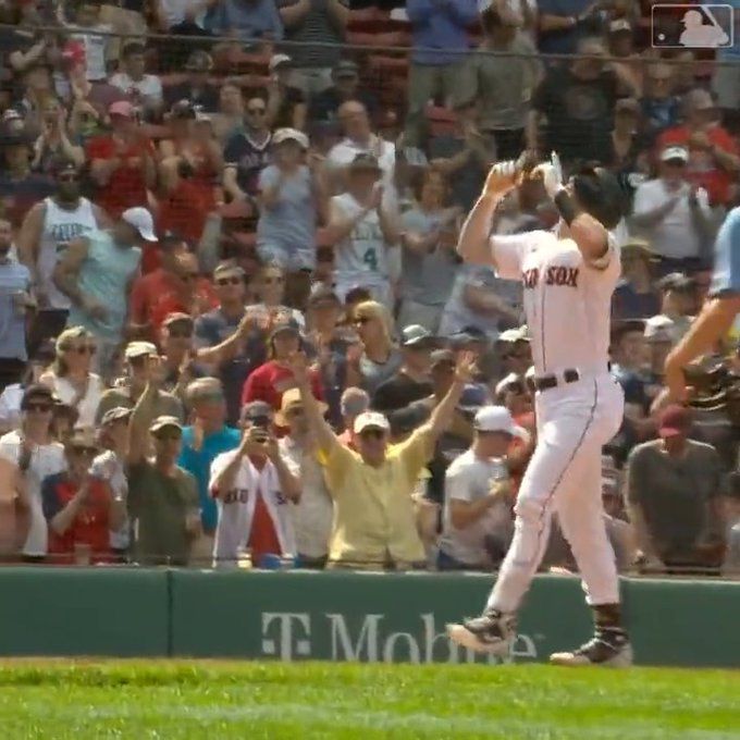 Greg Dudek on X: Trevor Story rocking a Marcus Smart jersey