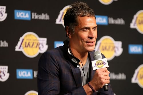 Rob Pelinka of the Los Angeles Lakers