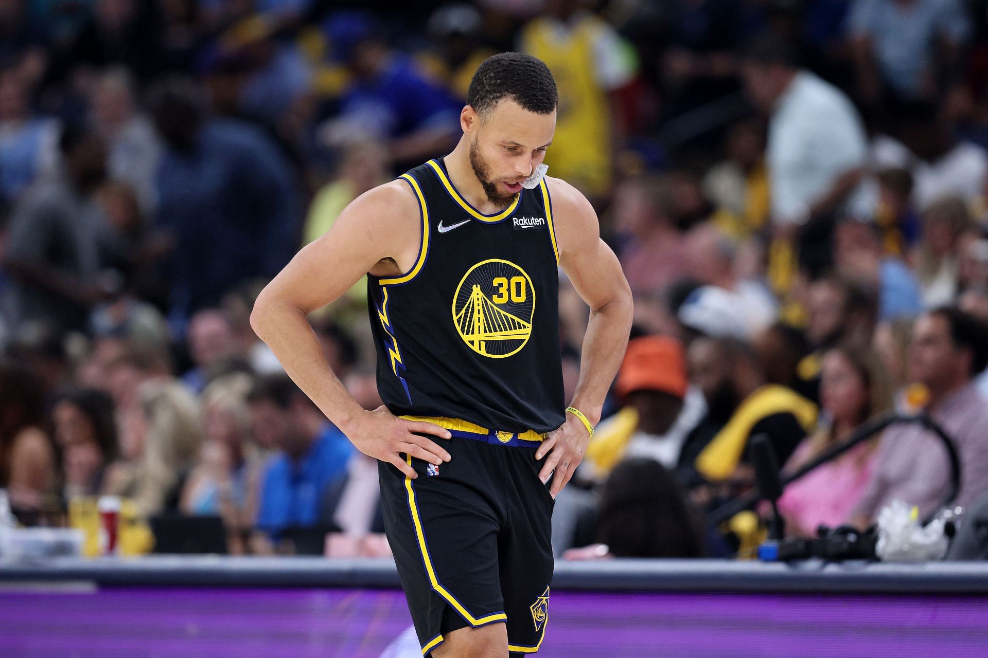 Steph Curry was held to just 14 points on the night