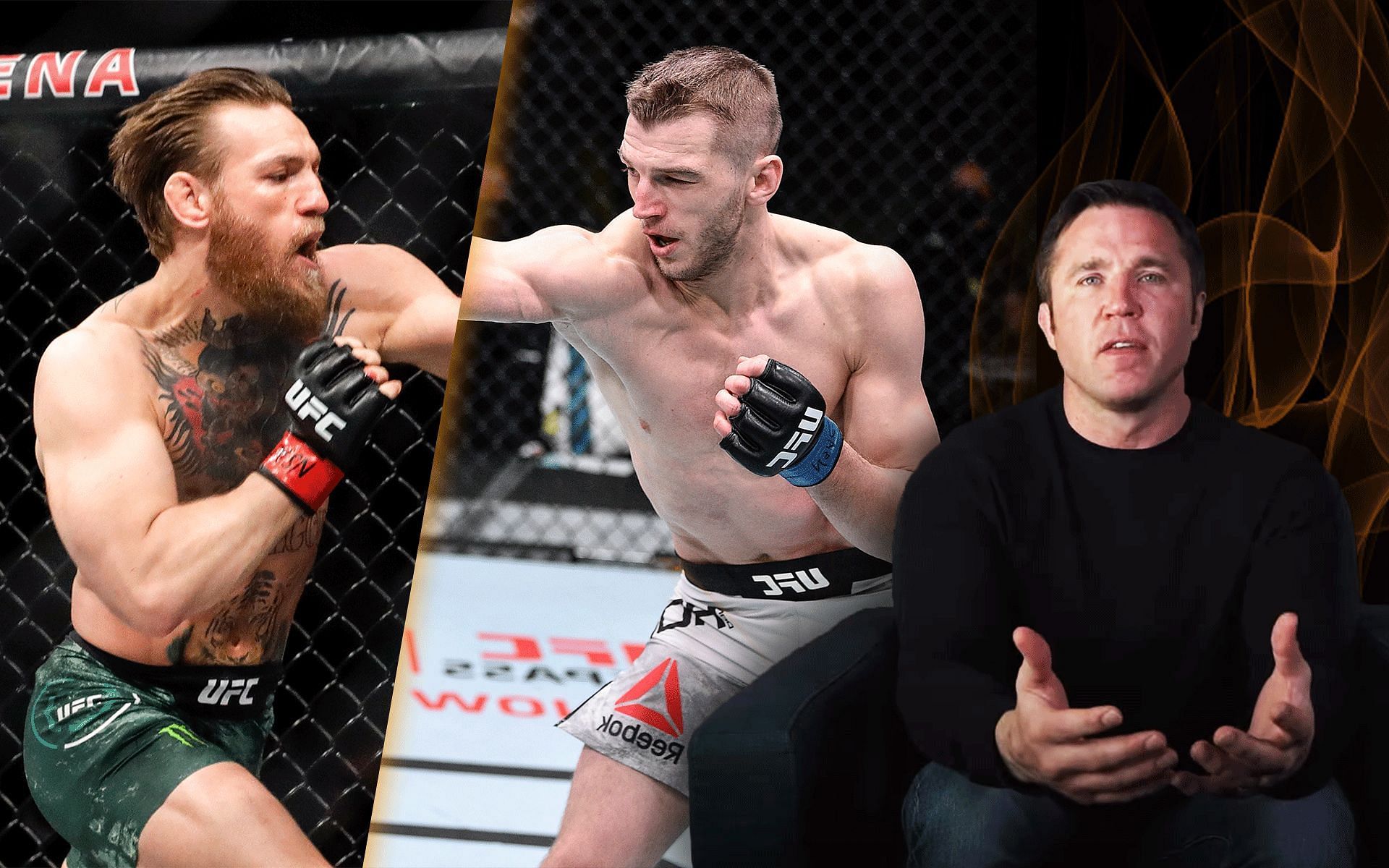 From left to right: Conor McGregor, Dan Hooker and Chael Sonnen [Image Courtesy: Getty &amp; Chael Sonnen on YouTube]