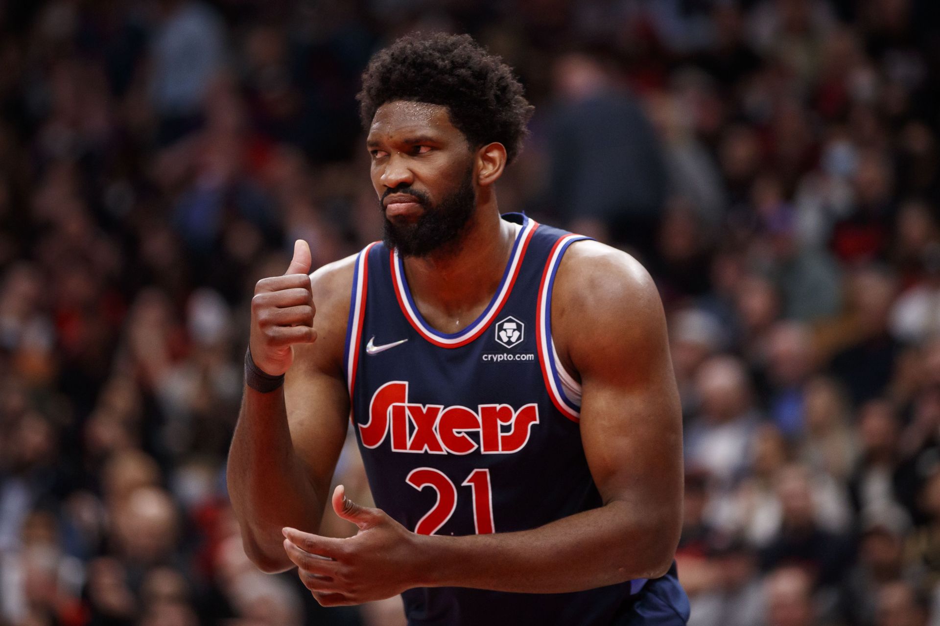 Philadelphia 76ers big man Joel Embiid is listed as doubtful for tonight's game.