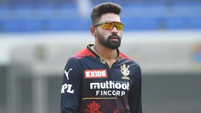 IPL 2022: Why is Mohammed Siraj not playing today's RCB vs GT match?