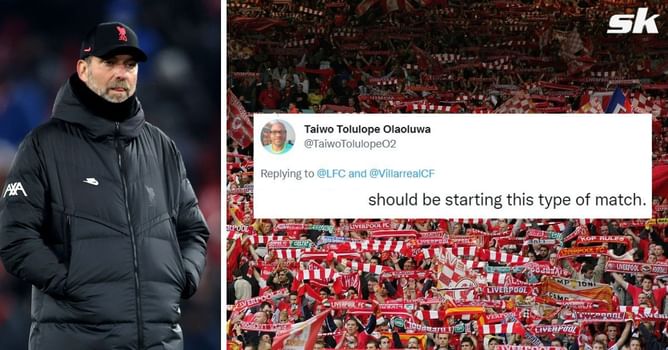 “Should be starting this type of match” – Liverpool fans insist one player must always play from the beginning after he is dropped to the bench against Villarreal