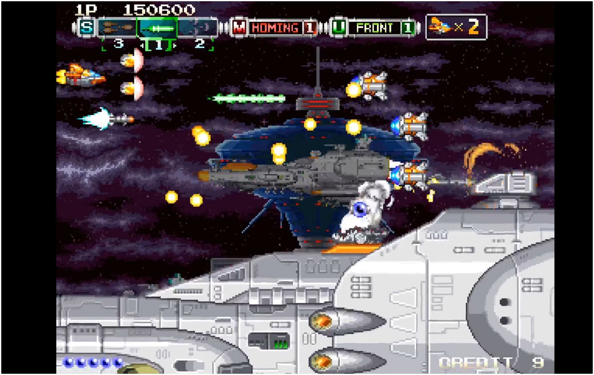 Andro Dunos II has arrived and brings back classic shoot &#039;em up action to modern platforms (Image via PixelHeart)