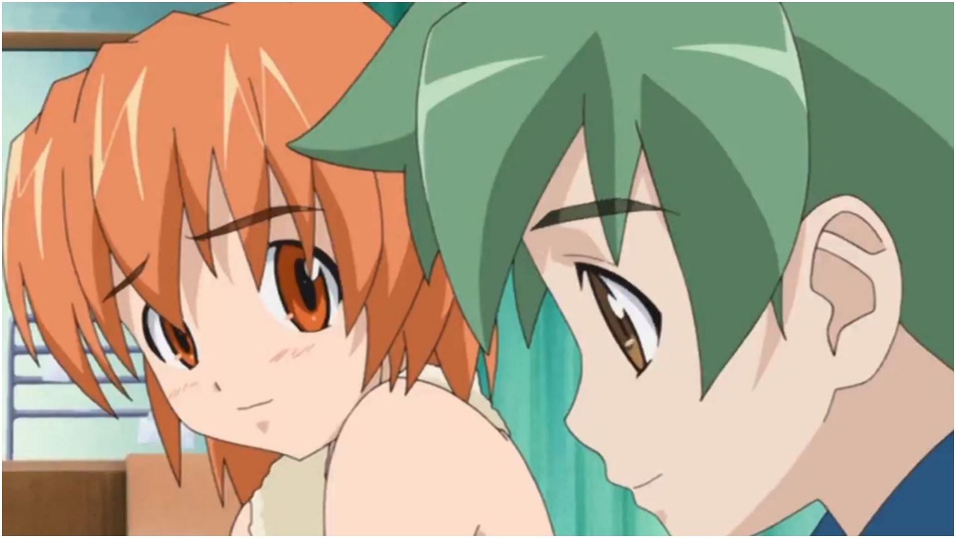 Takasu Ayako and Yoshimura Mamoru, as seen in the anime (Image via Zexcs)