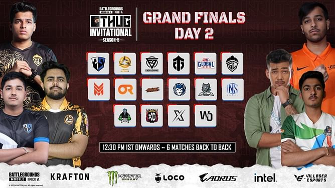 BGMI Thug Invitational Season 5 Finals Day 2: Overall standings, overview, and more