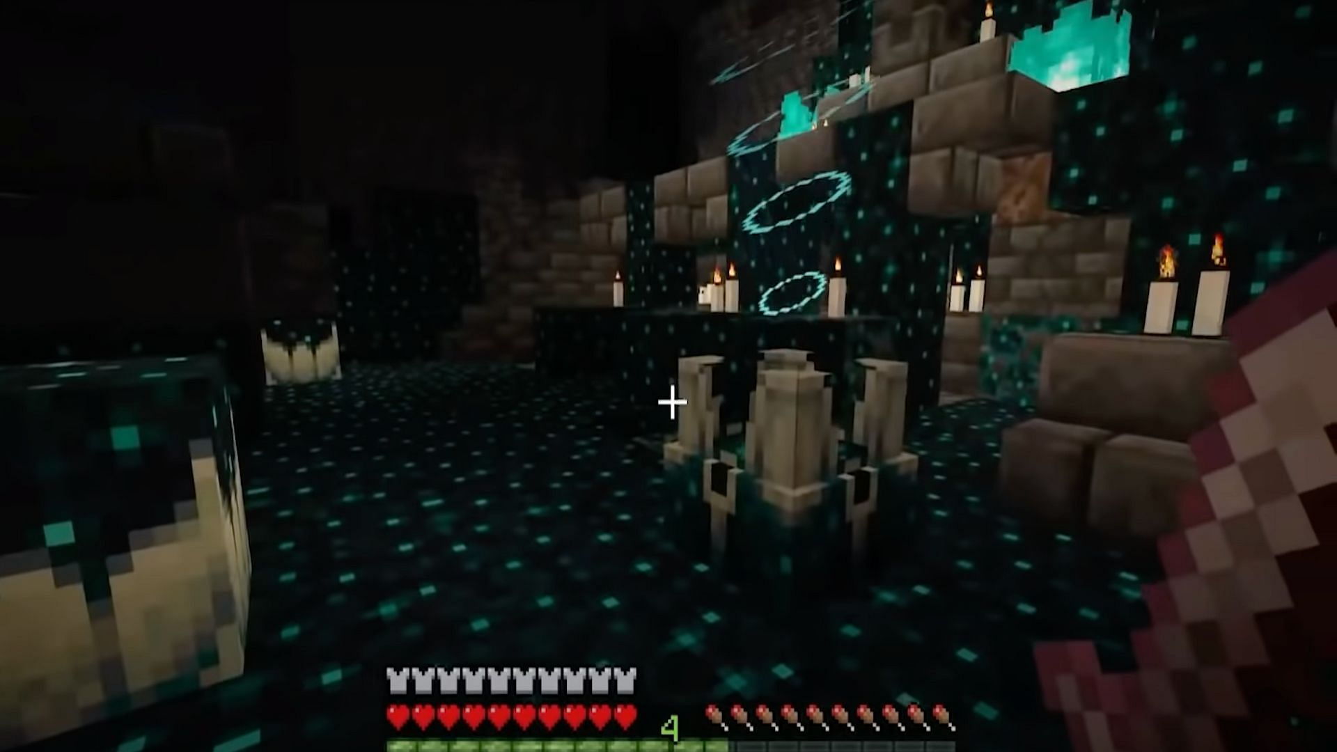 Players will be able to find the Warden inside of the Deep Dark biome (Image via MinecraftHUB/YouTube)
