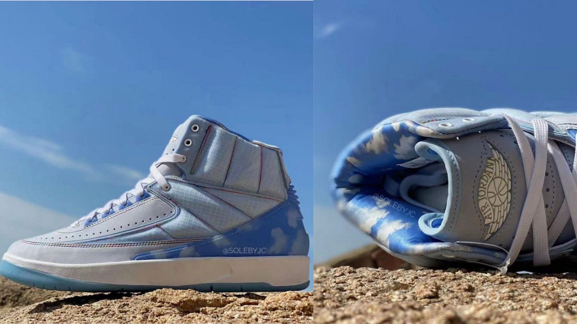J Balvin x Air Jordan 2 High sneakers (Image via Instagram/@Solebyjc)