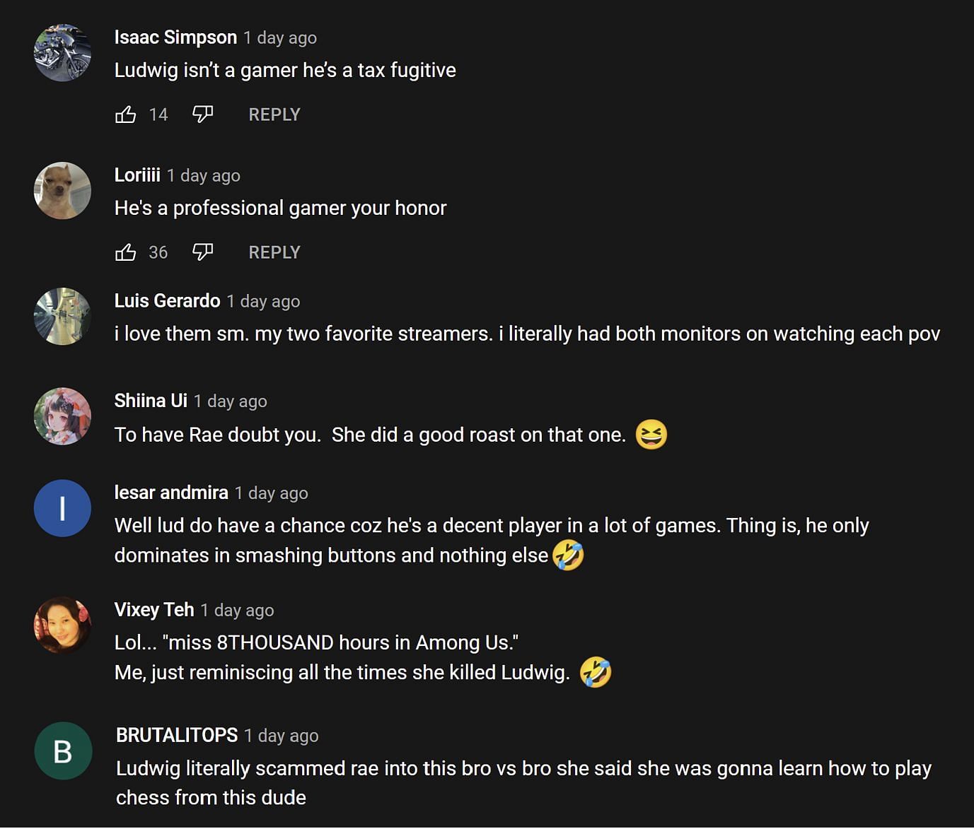 Fans react to the exchange (Images via Shrimpkkuno/YouTube)