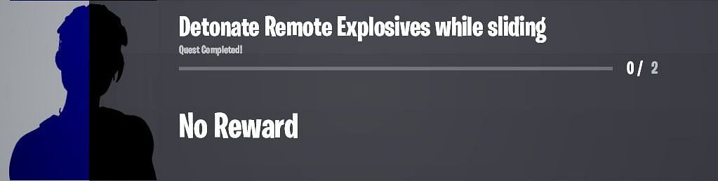 Detonate two Remote Explosives while sliding to earn XP (Image via Twitter/iFireMonkey)